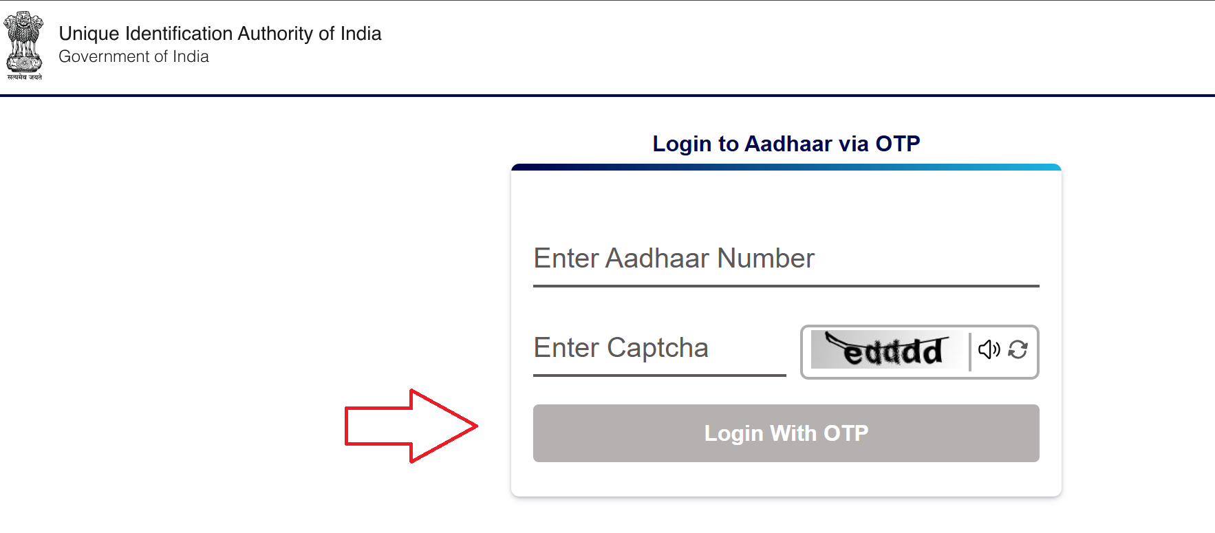 Aadhaar Login
